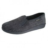 Fischer-Markenschuh »Herren Hausschuh Frank grauschwarz« Hausschuh (204122 662)