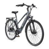 E-Bike Damen 28 Zoll Trekking Pedelec 24 Gang Expedition XC940, granit