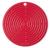 Le Creuset Topflappen Rund Silikon Kirschrot
