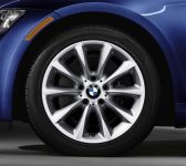 BMW Alufelge Sternspeiche 340 silber 8,5J ET37 3er E90/E91/E92/E9