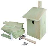 Vogelhaus zum Selberbauen Bausatz Nistkasten Holz Vogelhäuschen 25cm