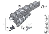 BMW Abgasturbolader mit Abgaskrümmer 11657636426 - Bildposition 0