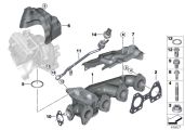 BMW Hitzeschutzblech Abgasturbolader unten 11658589058 - Bildposi
