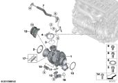 BMW Abstützung Abgasturbolader F10 F11 F20 F21 F22 F23 F25 F26 F3