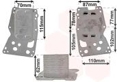 Van wezel Ölkühler, Motoröl Bmw: 5, 3, 2, 1 Mini: Mini 06013715