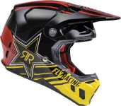 Fly Racing Formula CC Driver Rockstar Motocross Helm, schwarz-rot-gelb, Größe XS, schwarz-rot-gelb, Größe XS
