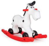 JAMARA Schaukelpferd Bob Gallop weiss/rot