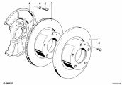 BMW Bremsscheibe belüftet 34116757747 - Bildposition 02