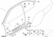 BMW Einstiegsleistenblende rechts 51477895574 - Bildposition 02