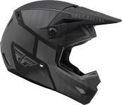 Fly Racing Kinetic Drift Motocross Helm, schwarz-grau, Größe M, schwarz-grau, Größe M