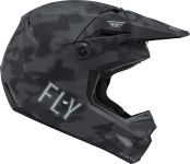 Fly Racing Kinetic S.E. Tactic Motocross Helm, schwarz, Größe XS, schwarz, Größe XS