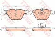 Trw Bremsbelagsatz, Scheibenbremse Bmw: X1, 7, 6, 5, 3 GDB2021