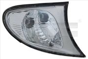 TYC Blinker mit Lampenträger Titan Rechts für BMW 3