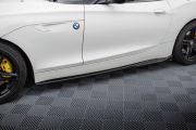 Seitenschweller Ansatz (Paar) passend für BMW Z4 E89 schwarz Hochglanz