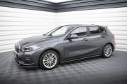 Seitenschweller Ansatz (Paar) passend für BMW 1er F40 schwarz Hochglanz