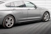 Seitenschweller Ansatz (Paar) passend für BMW 5er GT M-Paket F07 schwarz Hochglanz