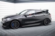 Seitenschweller Ansatz (Paar) passend für BMW M135i M-Performance F40 schwarz Hochglanz