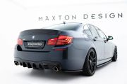 Heckansatz Diffusor V.2 passend für BMW 5er M-Paket F10 / F11 (Einzelauspuff li. re.) schwarz Hochglanz