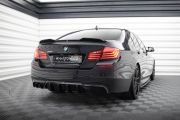Heckansatz Diffusor V.2 passend für BMW 5er M-Paket F10 / F11 (Doppelauspuff li.) schwarz Hochglanz