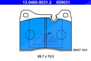 Ate Bremsbelagsatz, Scheibenbremse Bmw: M1, 7, 6, 5 13.0460-9031.2