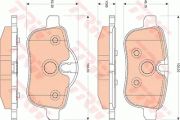 Trw Bremsbelagsatz, Scheibenbremse Bmw: Z4 GDB1827
