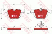 Trw Bremsbelagsatz, Scheibenbremse Bmw: X1, 3 GDB1560DTE
