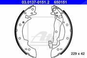 Ate Bremsbackensatz Bmw: 3 Renault: Safrane I 03.0137-0151.2