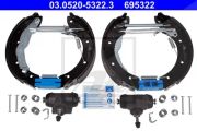 Ate Bremsbackensatz Bmw: 3 03.0520-5322.3