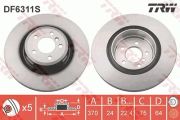 Trw Bremsscheibe Bmw: 7, 5 DF6311S