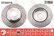 Trw Bremsscheibe Bmw: 4, 3 DF6601S