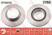 Trw Bremsscheibe Bmw: 4, 3, 2, 1 DF6602S