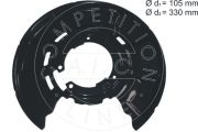AIC Spritzblech, Bremsscheibe hinten links  für BMW 34216762857 34216792239 55750