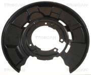 TRISCAN Spritzblech, Bremsscheibe 8125 11201 hinten links für Bremsscheiben Durchmesser-Ø280mm BMW 34216792239 34216762857