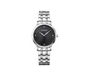 Wenger Urban Donnissima 35mm Damenuhr schwarz/grau