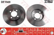Trw Bremsscheibe Bmw: 3 DF1569