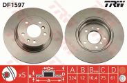 Trw Bremsscheibe Bmw: 8, 7 DF1597