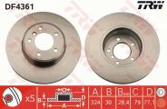 Trw Bremsscheibe Bmw: 6, 5 DF4361