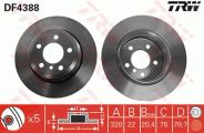 Trw Bremsscheibe Bmw: X3 DF4388