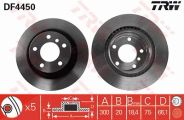 Trw Bremsscheibe Bmw: 3, 1 DF4450