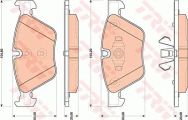Trw Bremsbelagsatz, Scheibenbremse Bmw: 3, 1 GDB1810