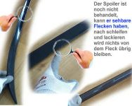 Heckspoiler für BMW E90 Limousine 3er 05-13 Kofferraumklappe Spoiler Abrisskante