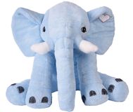 Plüschtier Elefant XL - 65 cm - blau