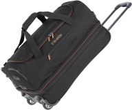 Travelite Basics Trolley Reisetasche 55 cm - schwarz-blau