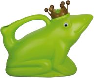 Gießkanne Froschkönig Frosch mit Krone Grün