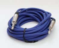 Gitarrenkabel 6,3mm Klinke/Klinke, Mono, Neutrik, 6 Meter, blau
