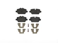 BREMBO Bremsbelagsatz, Scheibenbremse BREMSBELÄGE, RICHTUNGSGEBUNDEN hinten rechts links mit Zubehör für BMW (BRILLIANCE) 34216777240 34216774417 3421