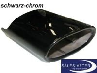 Original BMW Auspuffblende E90 E91 E92 E93 Schwarz Chrom Endrohrblende