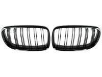 Kühlergrill DOPPELSTEG Schwarz Glanz für BMW E90 E91 Limo Touring 09-13