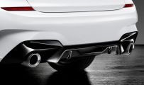 BMW M Performance 1er F40 X2 F39 Satz Endrohrblenden Titan/Carbon