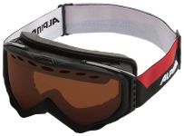 Alpina Turbo HM Skibrille (835 black matt, Scheibe: Spiegel orange)